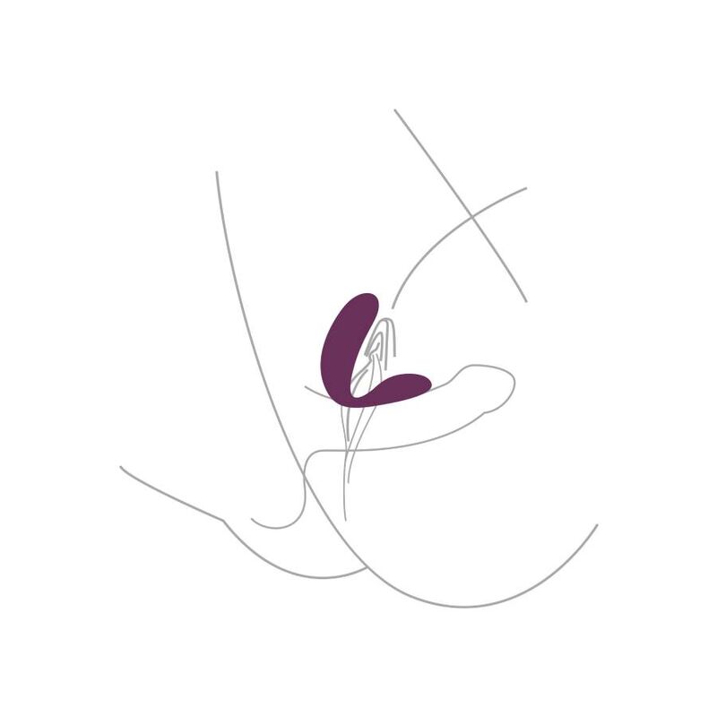 XOCOON - VIBRATORE PER COPPIE BOUND LOVE VIOLA