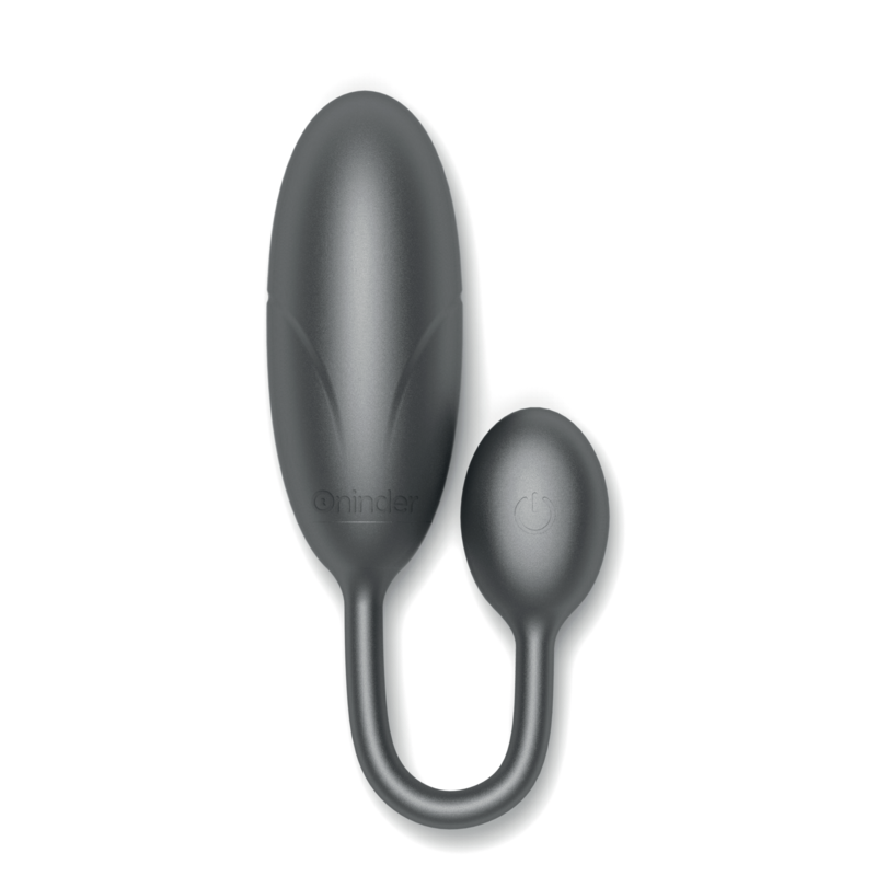 ONINDER - DENVER VIBRATING EGG NERO 7 X 2,7 CM APP GRATUITA