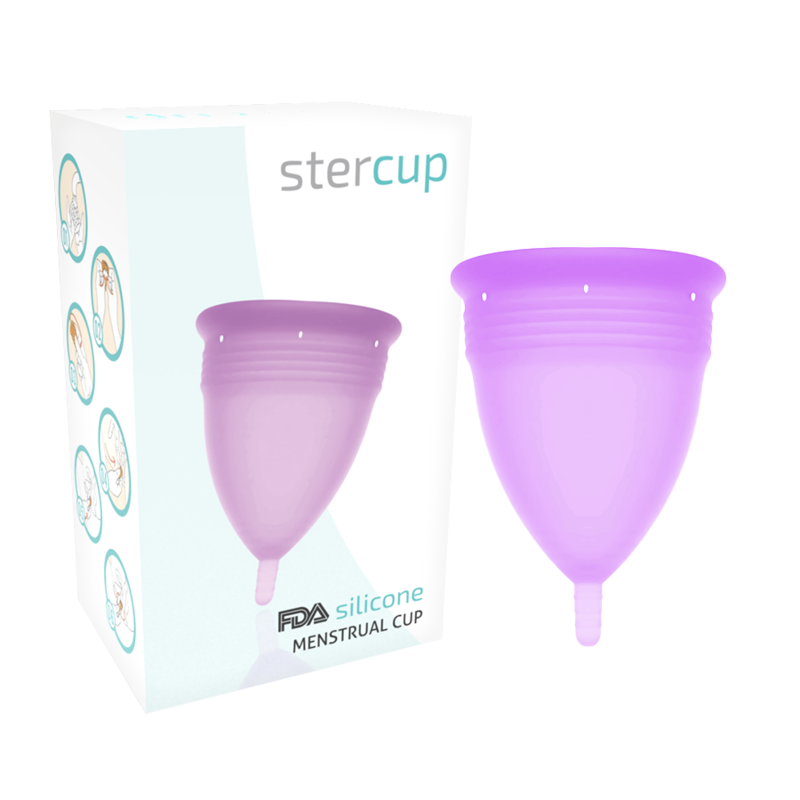 Coppetta mestruale viola | Taglia L (38 mm, 24 ml) | STERCUP