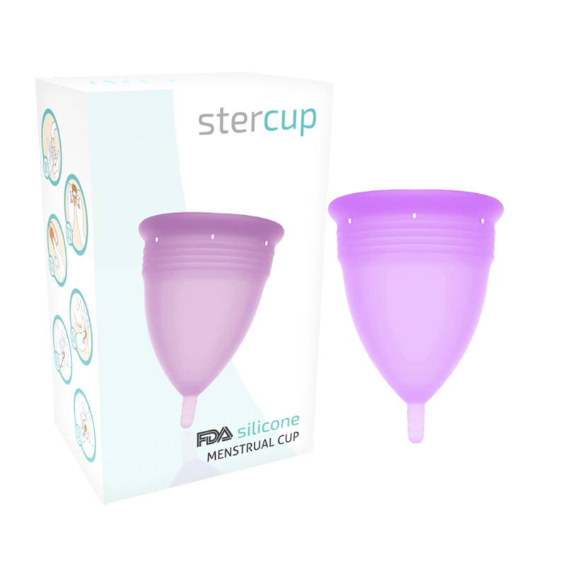 Coppetta mestruale in silicone FDA viola – Taglia S (15 ml) | STERCUP