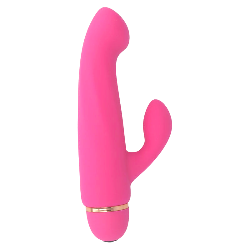 Vibratore Rabbit in Silicone Boral Rosa 17,8 cm - 20 Modalità - INTENSO