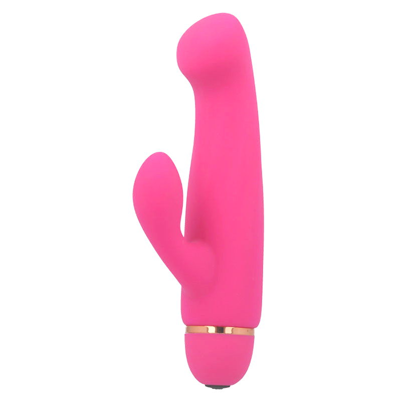 Vibratore Rabbit in Silicone Boral Rosa 17,8 cm - 20 Modalità - INTENSO