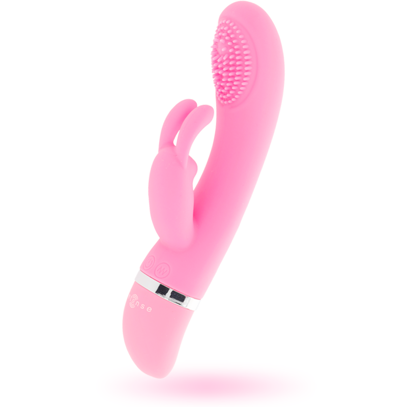 Susy Vibratore Coniglio in Silicone Oscillante Modalità Dito - 18,8 cm - INTENSO