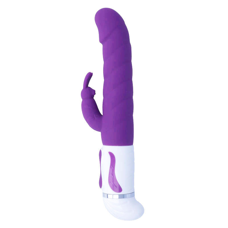 Vibratore Rabbit Bobble Rotator – Silicone Lilla – 27 cm – INTENSO