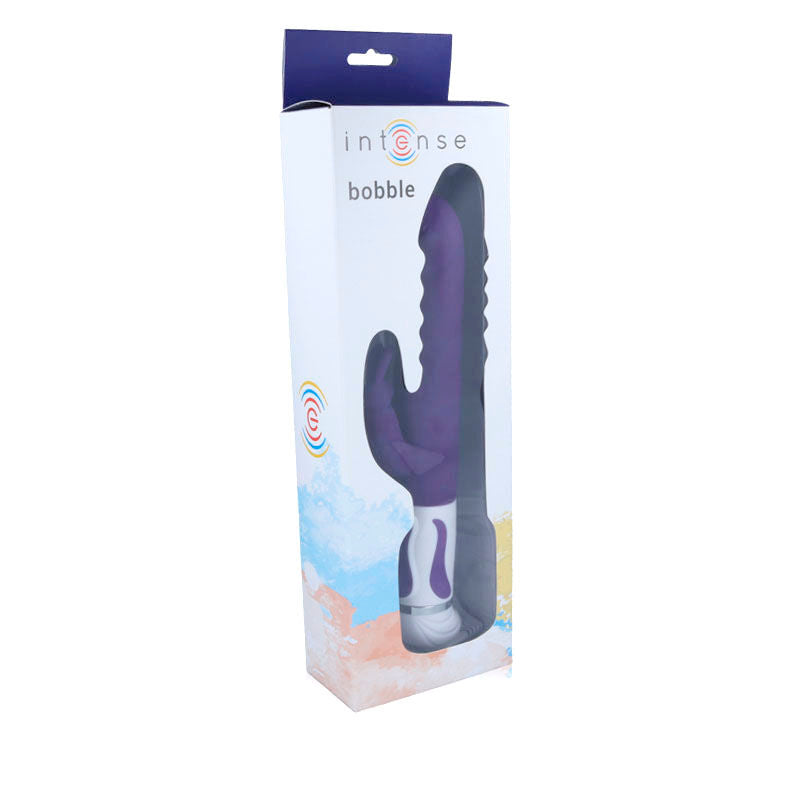 Vibratore Rabbit Bobble Rotator – Silicone Lilla – 27 cm – INTENSO