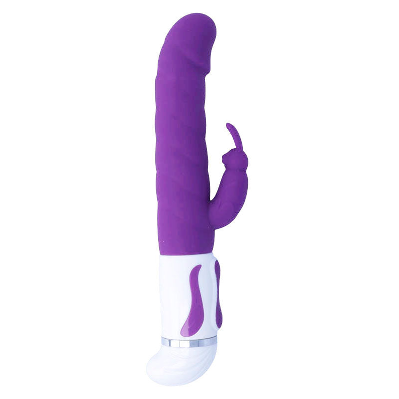 Vibratore Rabbit Bobble Rotator – Silicone Lilla – 27 cm – INTENSO