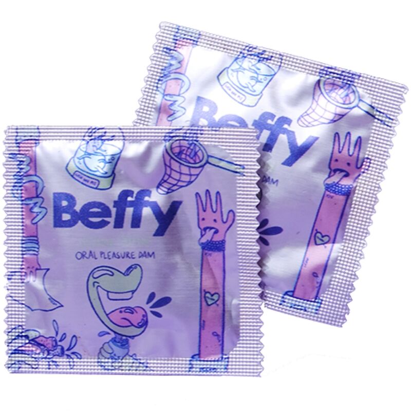 Preservativi per il sesso orale - 2 unità - BEFFY