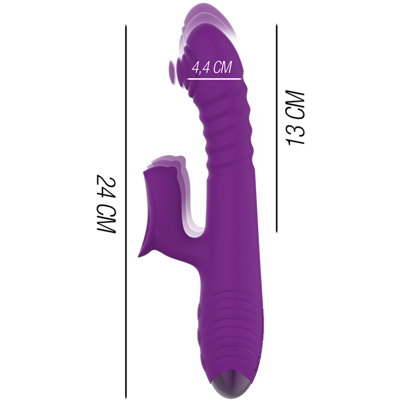 Vibratore Rabbit Iggy Up-and-Down – Ricaricabile – 24 cm – INTENSO