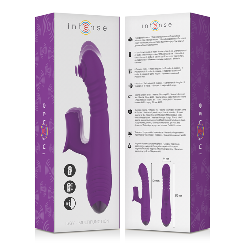 Vibratore Rabbit Iggy Up-and-Down – Ricaricabile – 24 cm – INTENSO