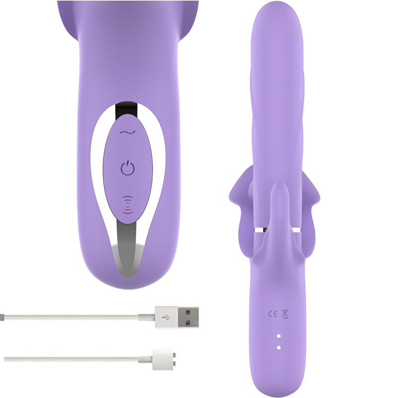 Vibratore multifunzione Billie - Su e giù, aspirazione, pulsazione - INTENSO