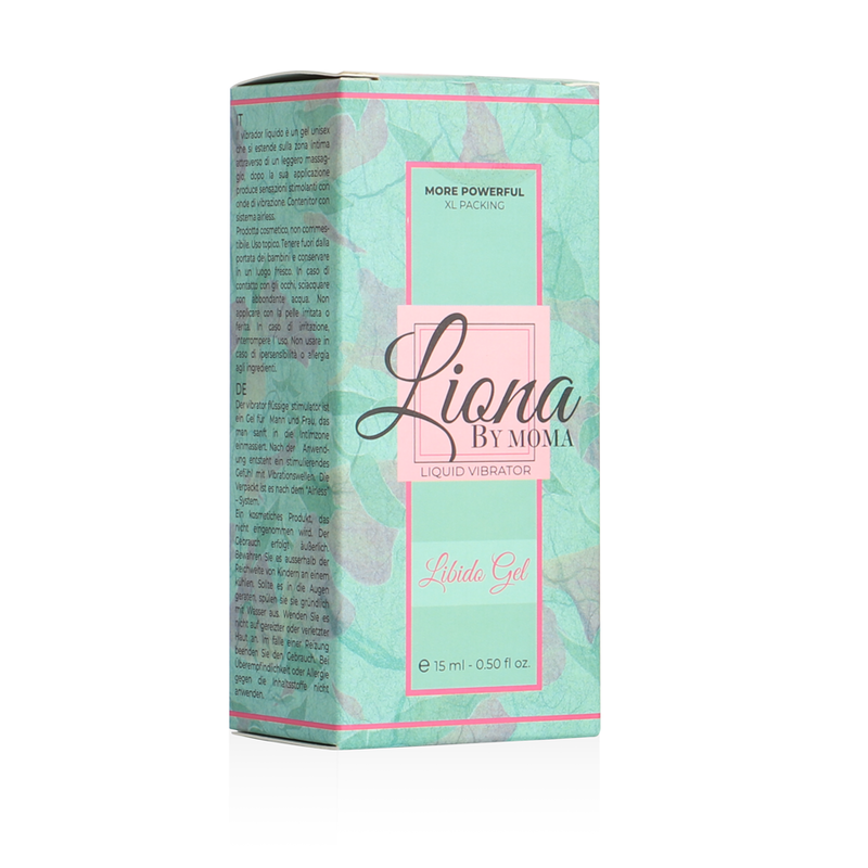 Gel Vibratore Liquido Libido 15 ml - LIONA di MOMA
