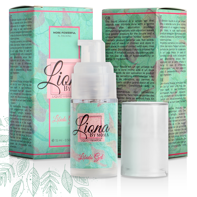 Gel Vibratore Liquido Libido 15 ml - LIONA di MOMA