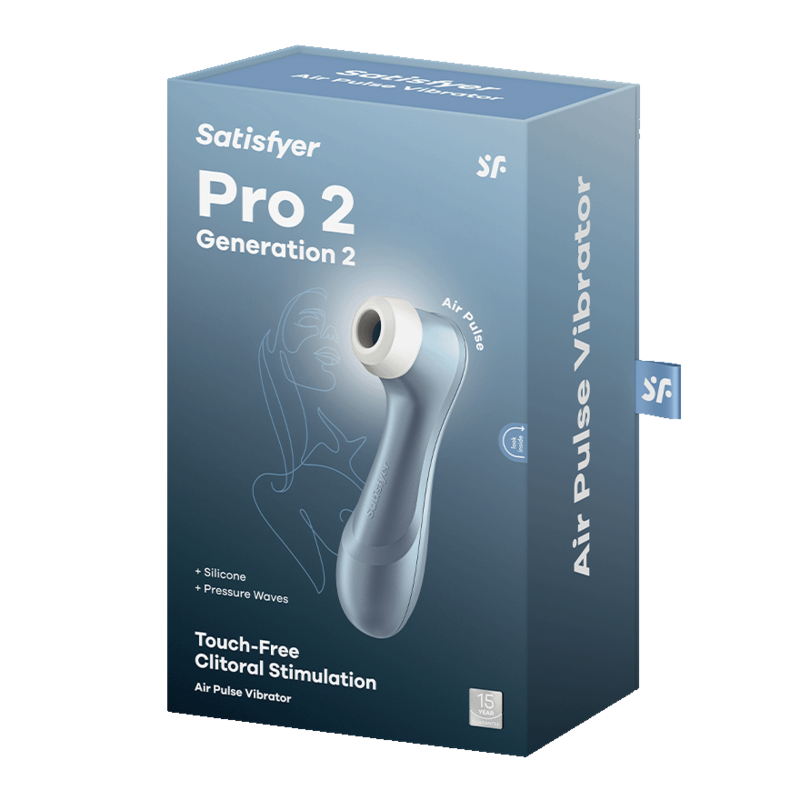 Stimolatore clitorideo Pro 2 Air-Pulse Blu – SATISFYER