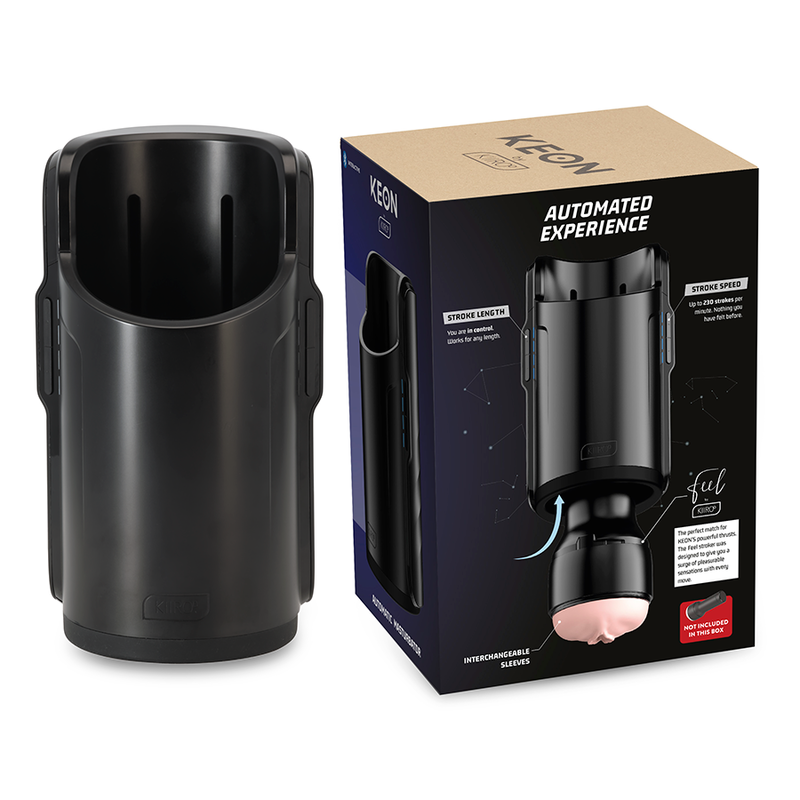 KIIROO - KEON + FEEL NICOLETTE SHEA STROKER + LUBRIFICANTE DI QUALITÀ ACQUA 50 ML 