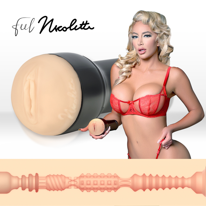 KIIROO - KEON + FEEL NICOLETTE SHEA STROKER + LUBRIFICANTE DI QUALITÀ ACQUA 50 ML 