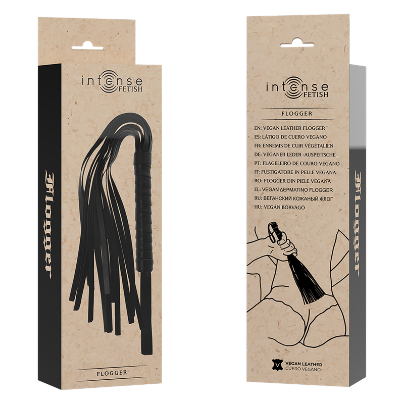 Flogger in pelle vegana fetish – INTENSO