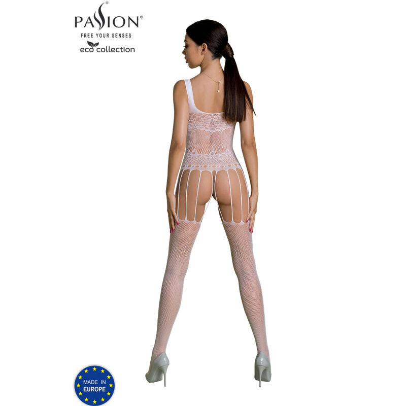 PASSION - ECO COLLECTION BODYSTOCKING ECO BS001 BIANCO