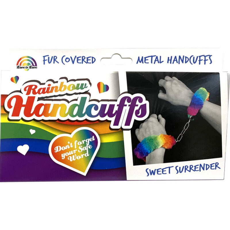 SPENCER &amp; FLEETWOOD - MANETTE IN METALLO CON BORDI ARCOBALENO