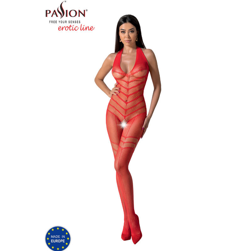 PASSION - BS100 BODYSTOCKING BIANCO TAGLIA UNICA