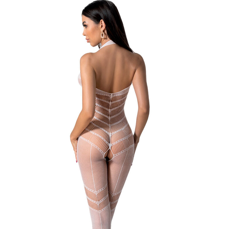 PASSION - BS100 BODYSTOCKING BIANCO TAGLIA UNICA