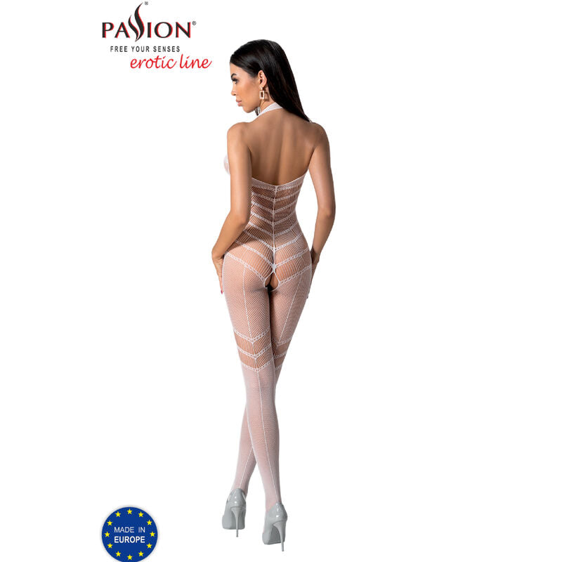 PASSION - BS100 BODYSTOCKING BIANCO TAGLIA UNICA