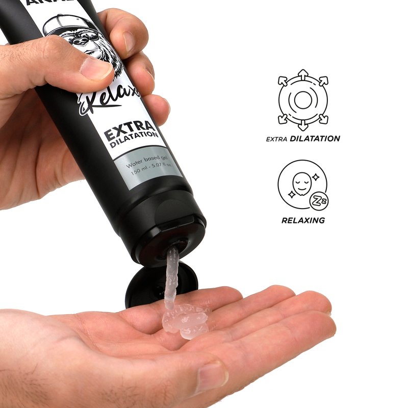 Gel dilatatore anale a base d'acqua | 150 ml | BLACK HOLE
