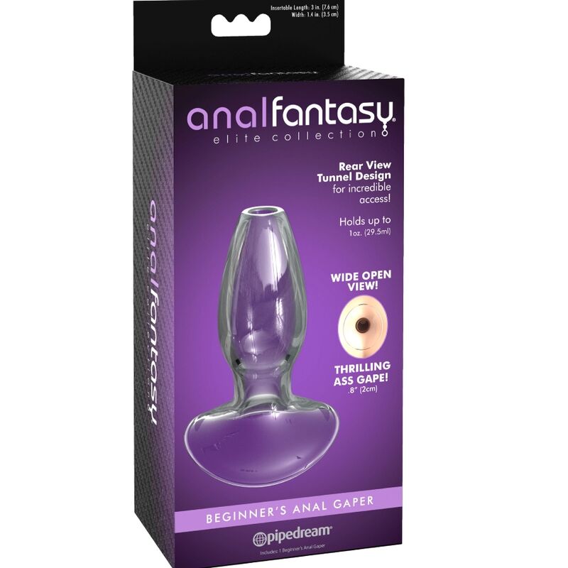 COLLEZIONE ANAL FANTASY ELITE - DILATATORE ANALE PER PRINCIPIANTI CRYSTAL TAGLIA S