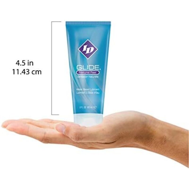 ID GLIDE - LUBRIFICANTE A BASE D'ACQUA TUBO DA VIAGGIO ULTRA LUNGA DURATA 60 ML