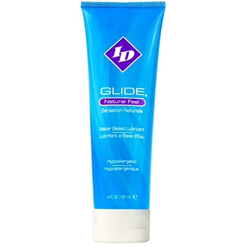 ID GLIDE - LUBRIFICANTE A BASE D'ACQUA TUBO DA VIAGGIO ULTRA LUNGA DURATA 120 ML