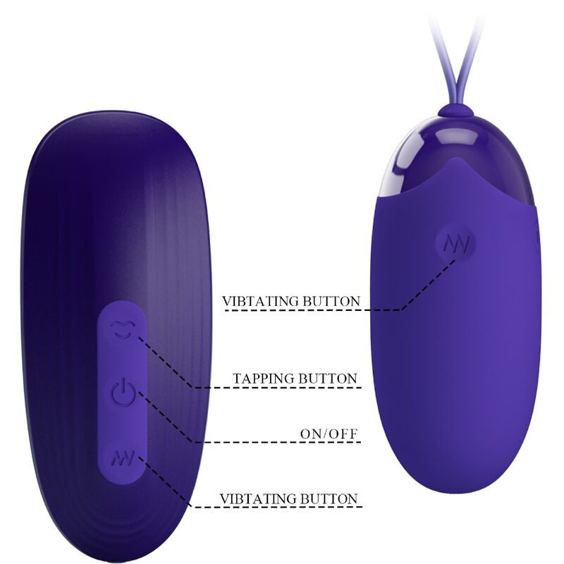 PRETTY LOVE - STIMOLATORE E OVETTO PORTATILE