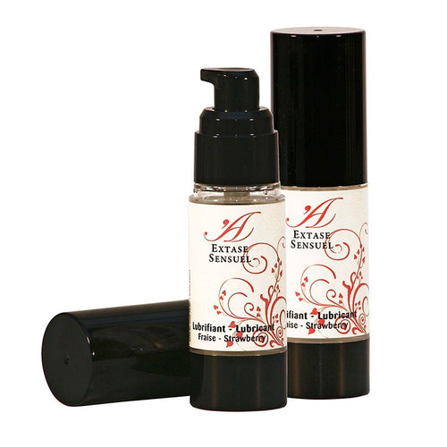 Lubrificante alla fragola a base d'acqua | 30 ml | EXTASE SENSUAL