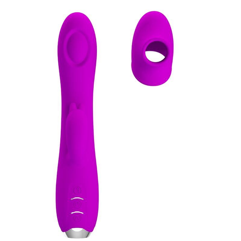 PRETTY LOVE - VIBRATORE REGINA - ONDE STIMOLANTI RICARICABILE VIOLA