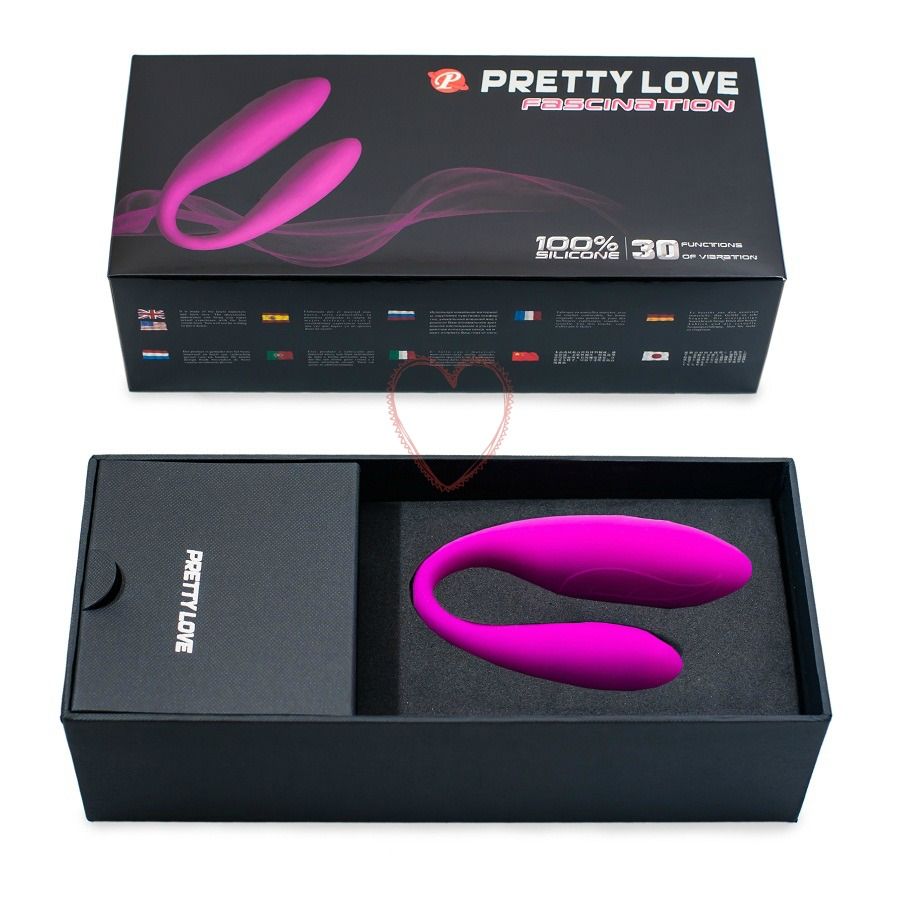 Pretty Love – Fascination Vibratore per coppie a forma di U | 30 funzioni | Lilla
