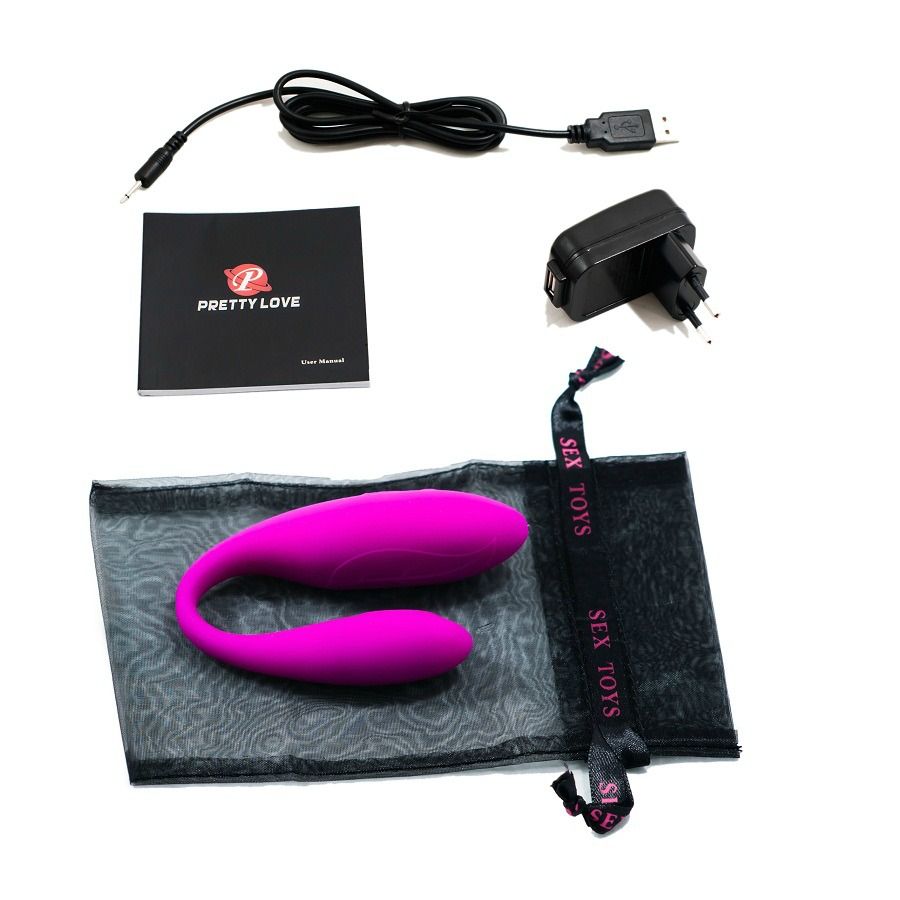 Pretty Love – Fascination Vibratore per coppie a forma di U | 30 funzioni | Lilla