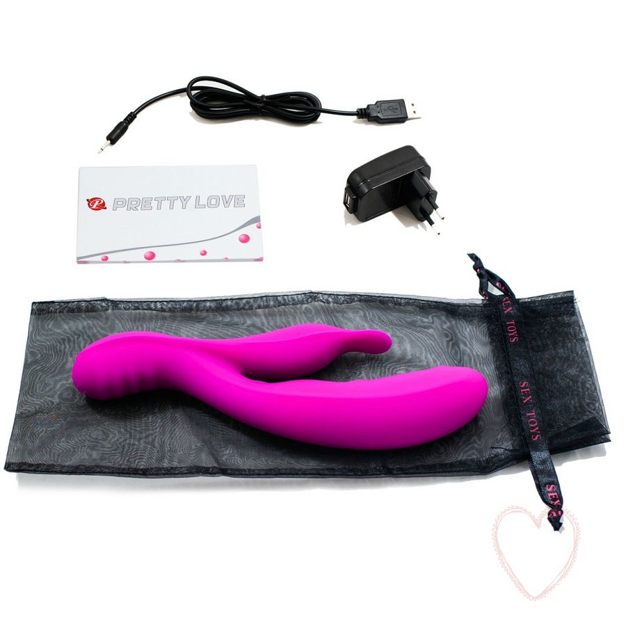 Vibratore e massaggiatore Highgrade Bliss Lilla | 21,0 cm x 3,7 cm | Ricaricabile tramite USB | PRETTY LOVE