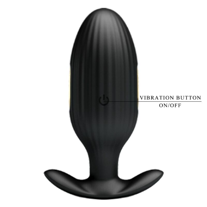 PRETTY LOVE - JEFFERSON PLUG ANALE NERO CONTROLLATO DA APP