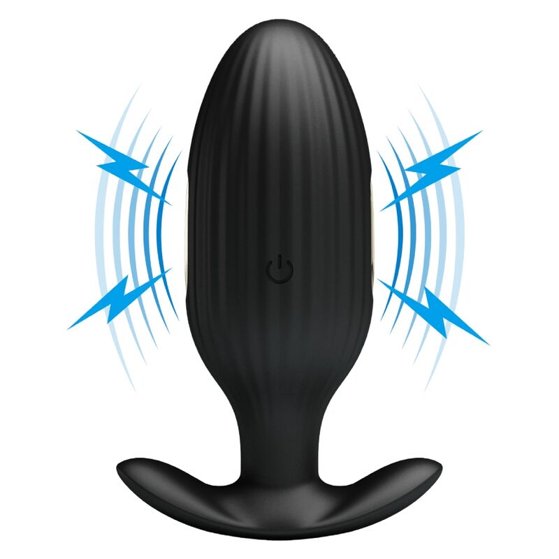 PRETTY LOVE - JEFFERSON PLUG ANALE NERO CONTROLLATO DA APP