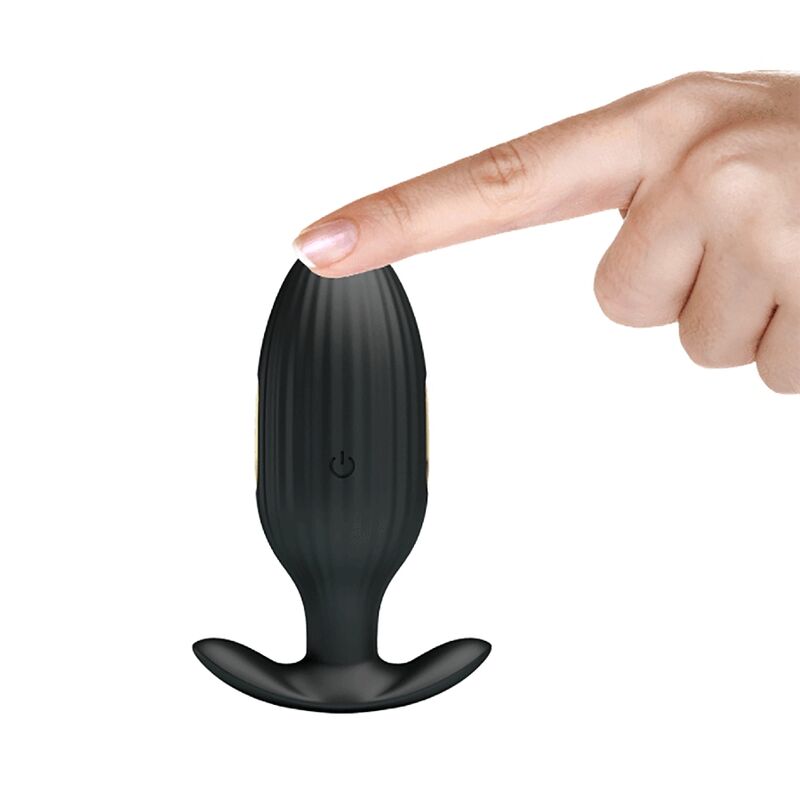 PRETTY LOVE - KELLY PLUG VIBRATORE ANALE RICARICABILE NERO