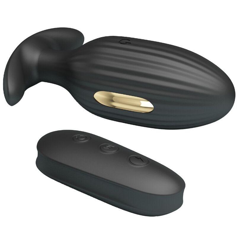 PRETTY LOVE - KELLY PLUG VIBRATORE ANALE RICARICABILE NERO