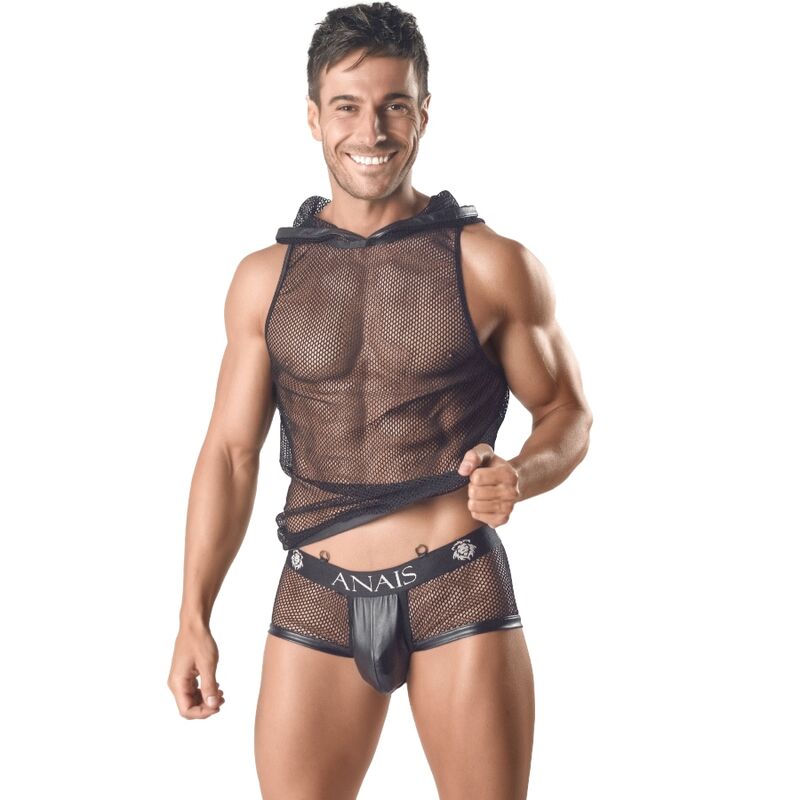 ANAIS UOMO - T-SHIRT CON CAPPUCCIO ARES S