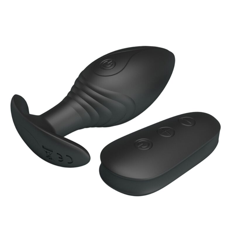 PRETTY LOVE - REGINA ANAL PLUG VIBRATORE RICARICABILE NERO