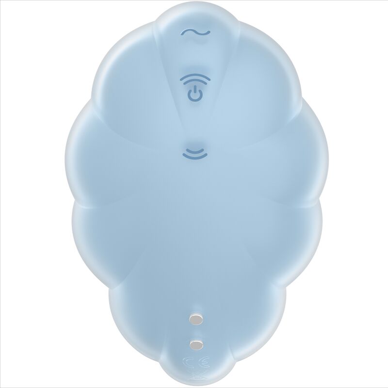 SATISFYER - VIBRATORE A IMPULSI D'ARIA BLU CLOUD DANCER