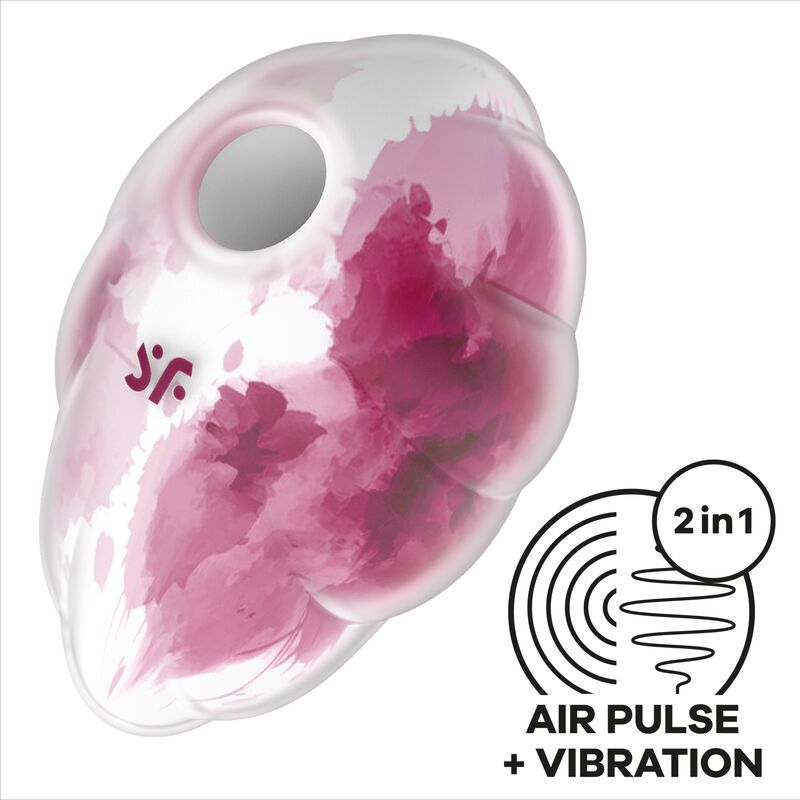 SATISFYER - VIBRATORE A IMPULSI D'ARIA BLU CLOUD DANCER