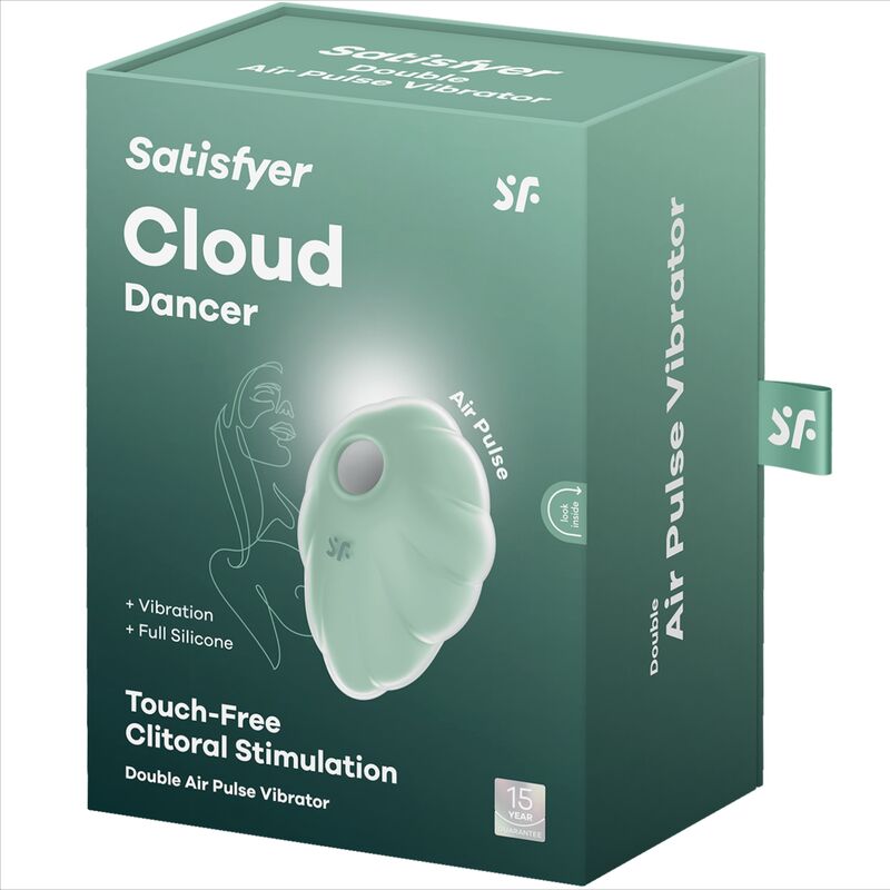 SATISFYER - VIBRATORE A IMPULSI D'ARIA BLU CLOUD DANCER