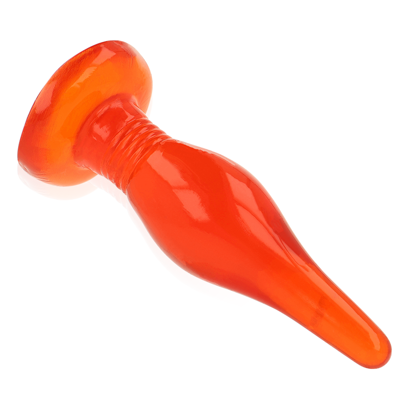 Plug anale Soft-Touch Rosso | 14,2 cm x 3,9 cm | BAILE