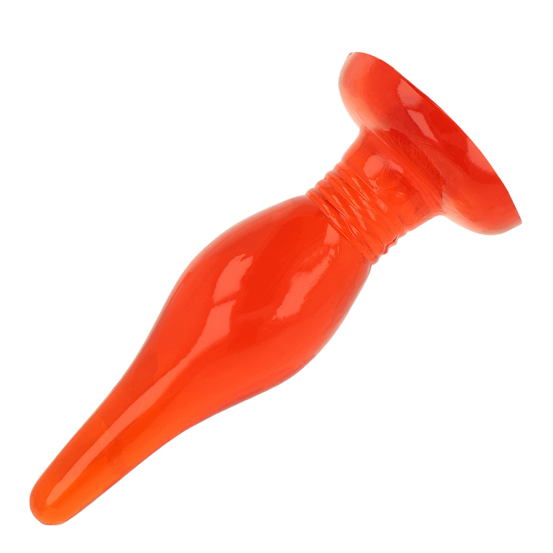Plug anale Soft-Touch Rosso | 14,2 cm x 3,9 cm | BAILE