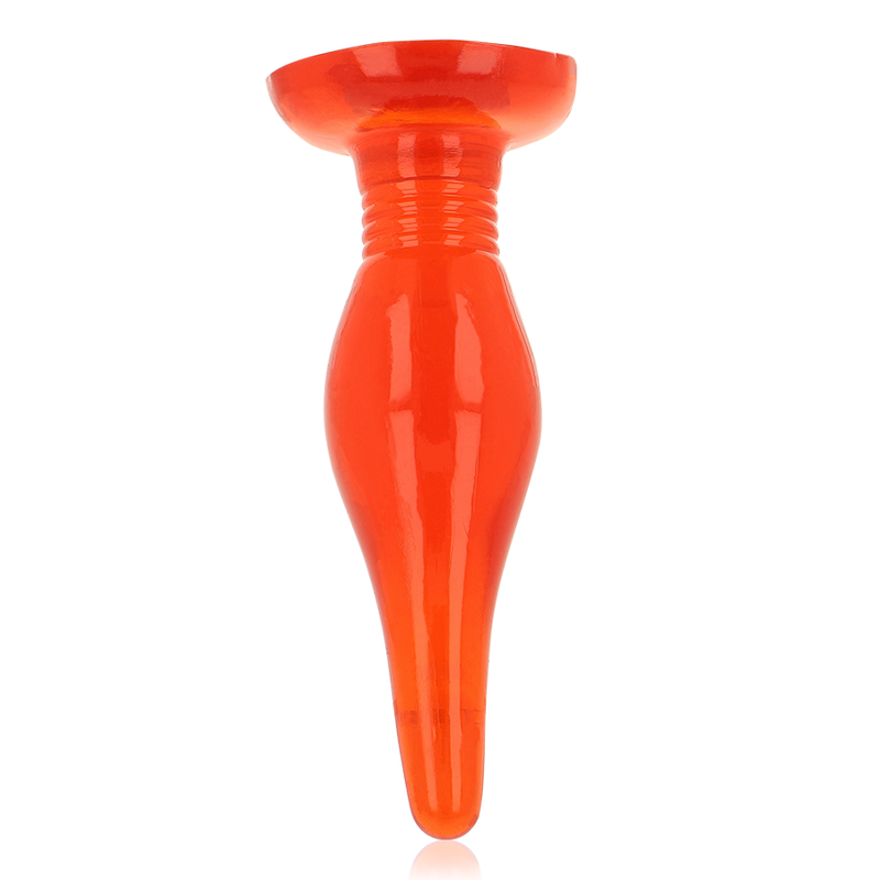Plug anale Soft-Touch Rosso | 14,2 cm x 3,9 cm | BAILE
