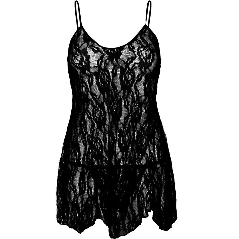 LEG AVENUE - CHEMISE IN PIZZO A FIORI