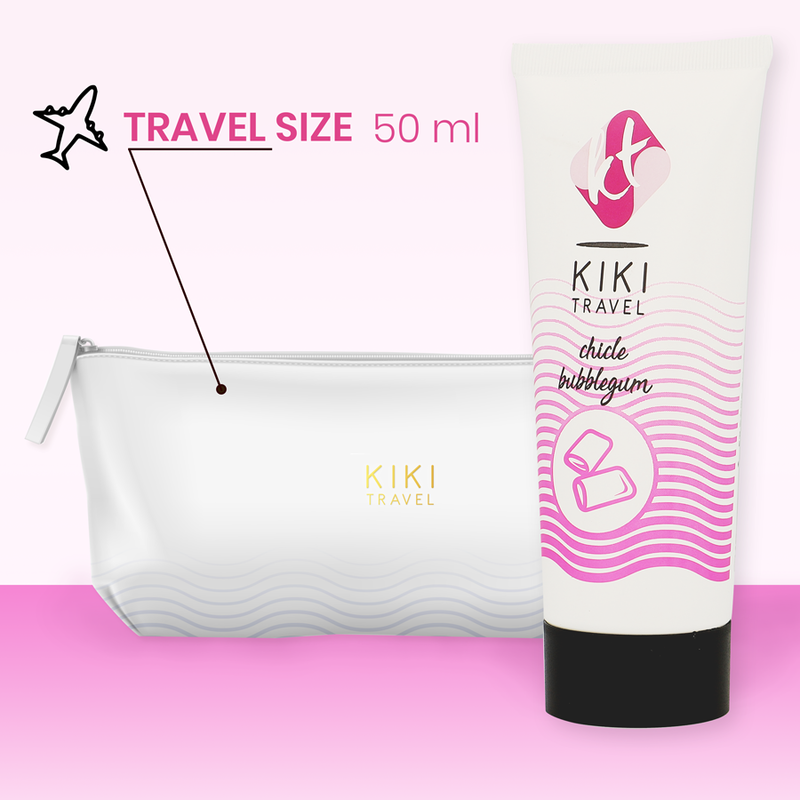 Lubrificante a base d'acqua Bubblegum | 50 ml | KIKÍ TRAVEL