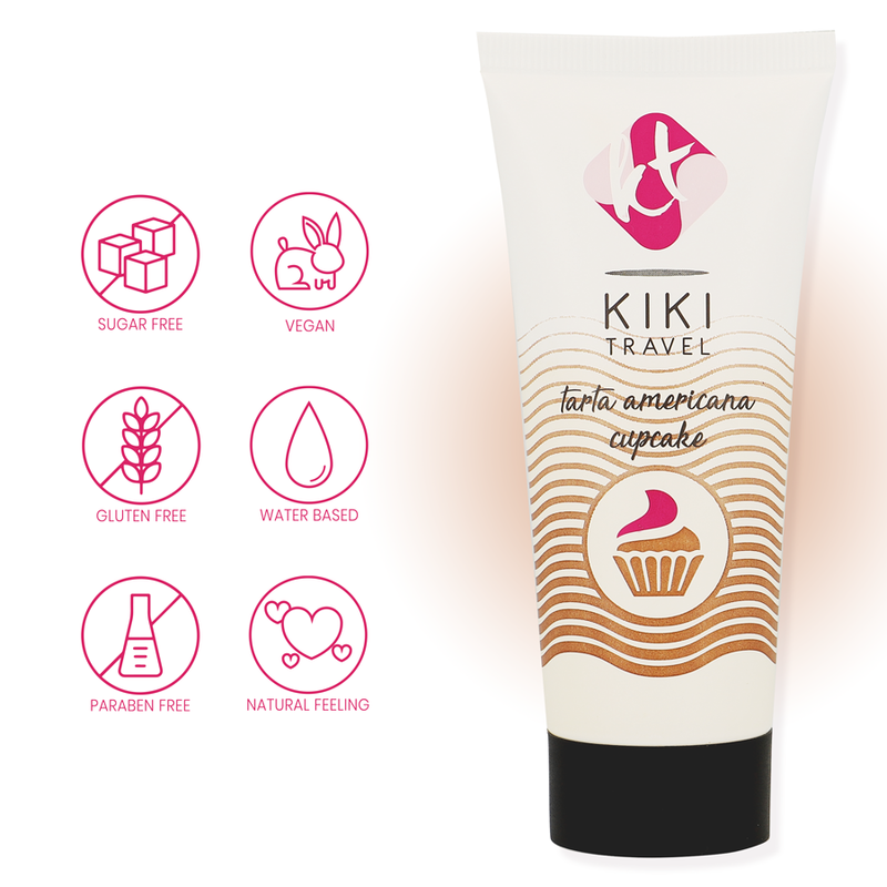 Lubrificante a base d'acqua Cupcake | 50 ml | KIKÍ TRAVEL